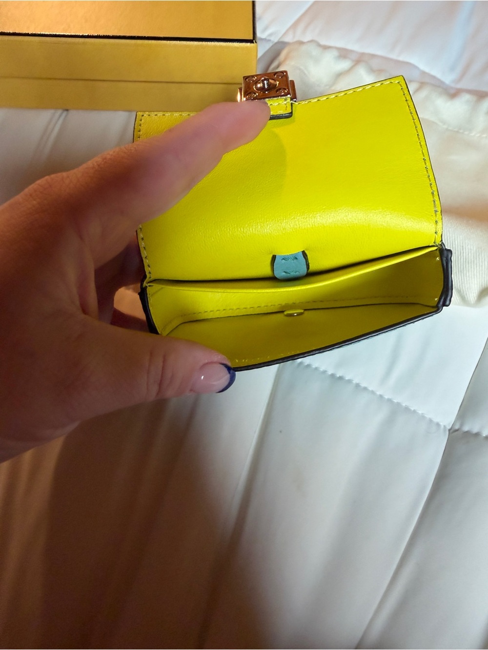 Authentic Fendi Micro Baguette Card/ Key Holder Charm - Picture 8 of 11